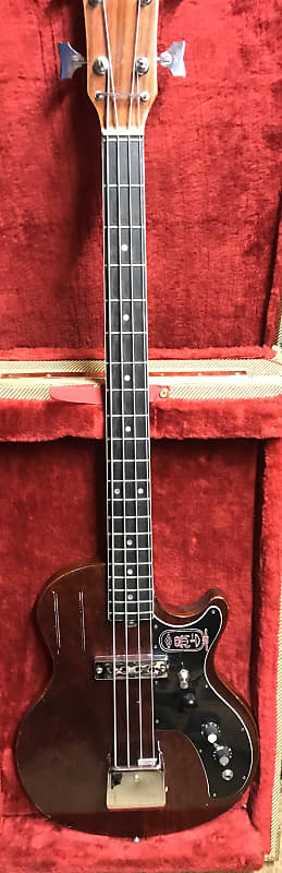 Kay Kay KJP-1B short scale bass guitar, cool, funky, playable 1970'S Gig Bag Collectible FINAL PRICE image 1
