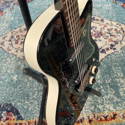 Tom Hamilton's Aerosmith, Danelectro Baritone Bass Signed! Authenticated! Black (#20) image 20