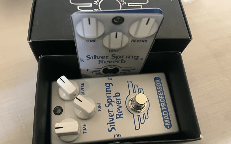 Silver Spring Reverb Pedal | Mad Professor Amplification