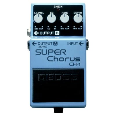 BOSS CH-1 | SUPER Chorus | Made in Taiwan | Blue Label | Vintage Analog |  Reverb UK