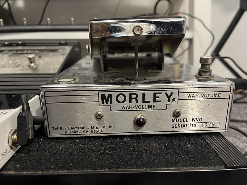 Morley Power Wah Volume 1970s - Silver | Reverb UK