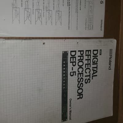 Roland Dep -5 digital effects processor owners manual