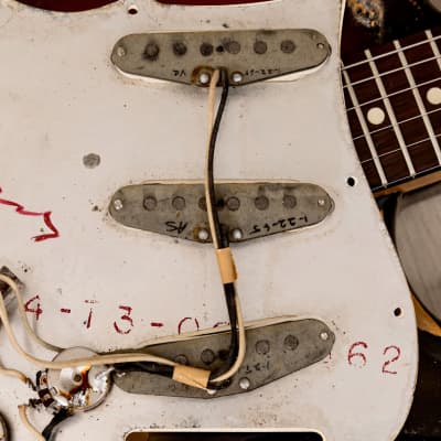 1965 Fender Stratocaster Vintage Electric Guitar Sunburst w/ 1964 Neck Date, Case image 22