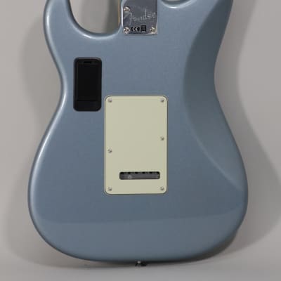2021 Fender Deluxe Roadhouse Stratocaster Mystic Ice Blue Finish Electric Guitar w/Gig Bag image 6