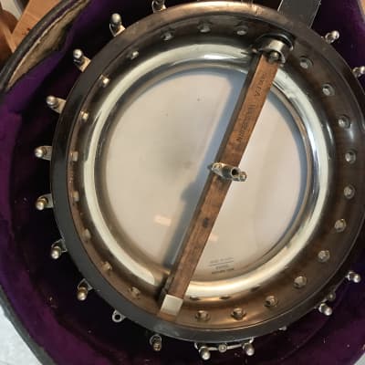 Washburn banjo -  resonator Lyon & Healy 1920s-1930s Mahogany image 8