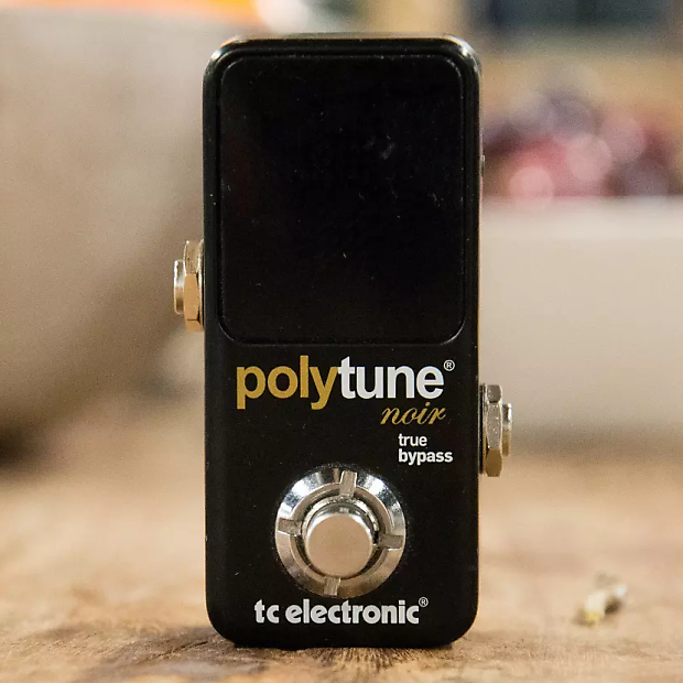 TC Electronic Polytune Noir Polyphonic Tuner Pedal | Reverb