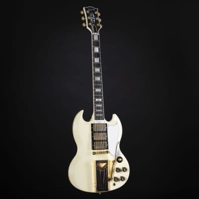 Gibson 60th Anniversary 1961 Les Paul SG Custom Sideways Vibrola Classic White #101081 - Custom Electric Guitar Bild 9