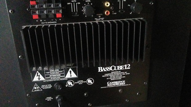 Cambridge Soundworks BassCube 12 Black