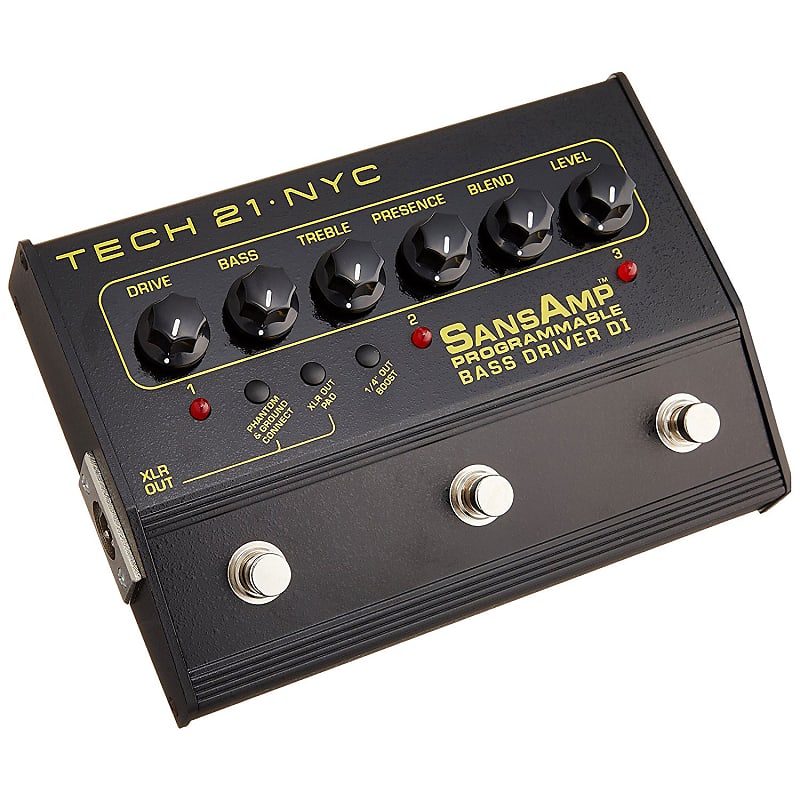 Tech 21 PBDR SansAmp Programmable Bass Driver DI Preamp | Reverb