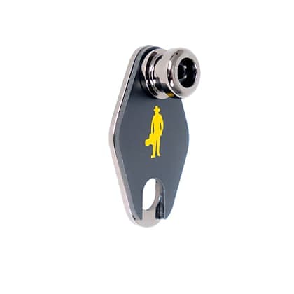 MusicNomad Acousti-Lok Strap Lock Adapter for TAYLOR® Guitars with a 9 Volt EXPRESSION SYSTEM® Battery Box image 1
