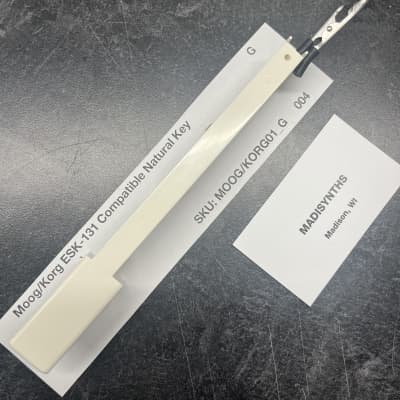 ORIGINAL Moog/Korg/Univox Replacement G Key (for Matsushita ESK-131 Keybeds) for Moog MG-1, Prodigy, Rogue, Opus 3, Korg Minikorg 700, Minikorg 700S, MS-10, MS-20, VC-10, Poly Ensemble P, Univox K1/K2, and more
