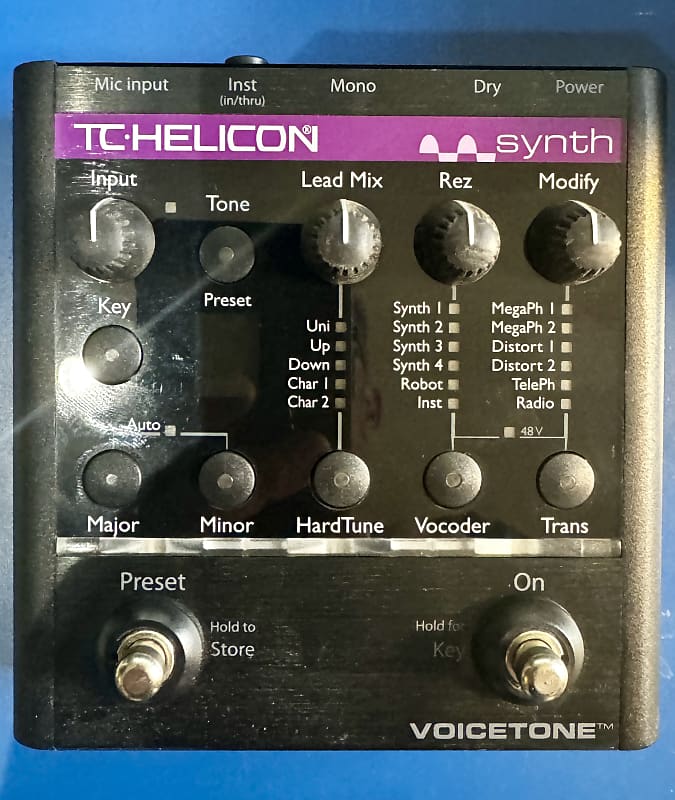 【早期予約】tc helicon voicetone synth ボーカルシンセ エフェクター