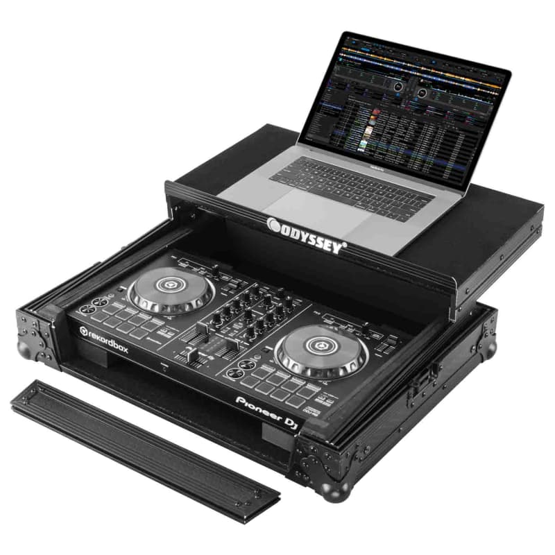 Open Box: Odyssey 810240 Industrial Board Glide Style 2U DJ Case Custom Fit  for Pioneer DDJ-1000 DJ Controller