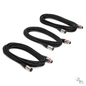 Samson MC18 18' Male XLR to Female XLR Cable (3 Pack)