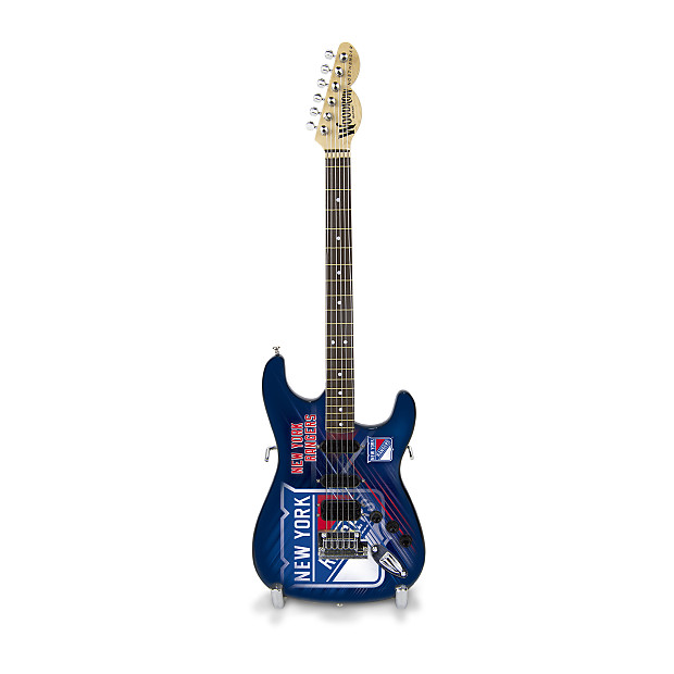 Woodrow New York Rangers 10“ Collectible Mini Guitar image 1