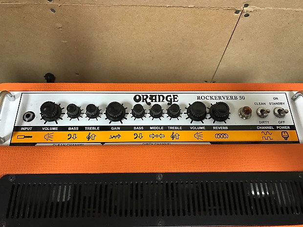 Orange rockerverb 50 mk1 on sale combo