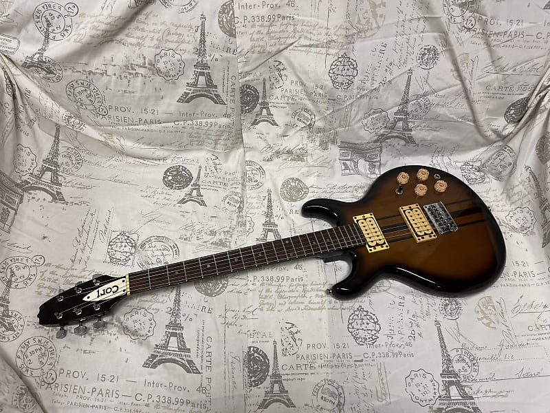 Cort Performer Series Double Cutaway 1980's - Walnut Stain