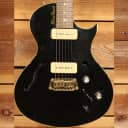 Gibson 1998 BluesHawk Black +HSC Semi-Hollow Body p90 F-Holes 6.5-pounds! 28531