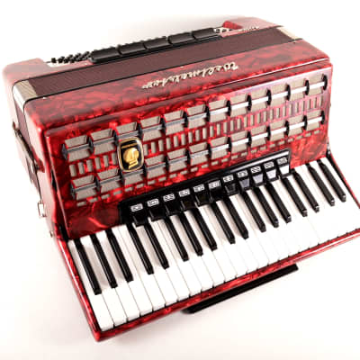 Top German Made LMMH Accordion Weltmeister Serino 120 bass,16r.+Master&Hard Case,Straps~Fisarmonica image 8