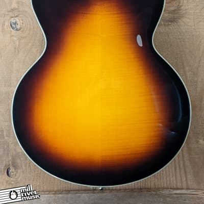 Eastman AR503CE-SB Archtop Hollow Body Electric Guitar Sunburst w/ Hard Case image 4