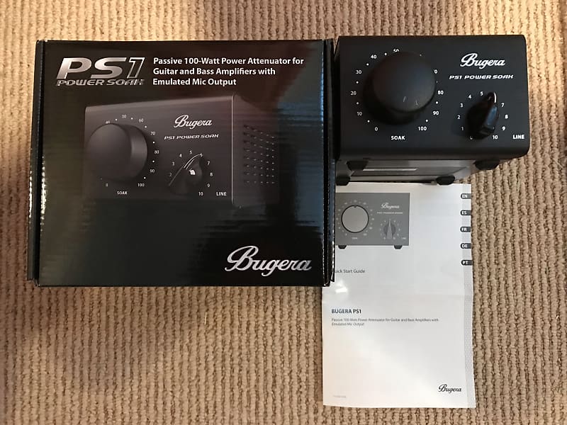 Bugera PS1 Power Soak Passive 100-Watt Power Attenuator 2019