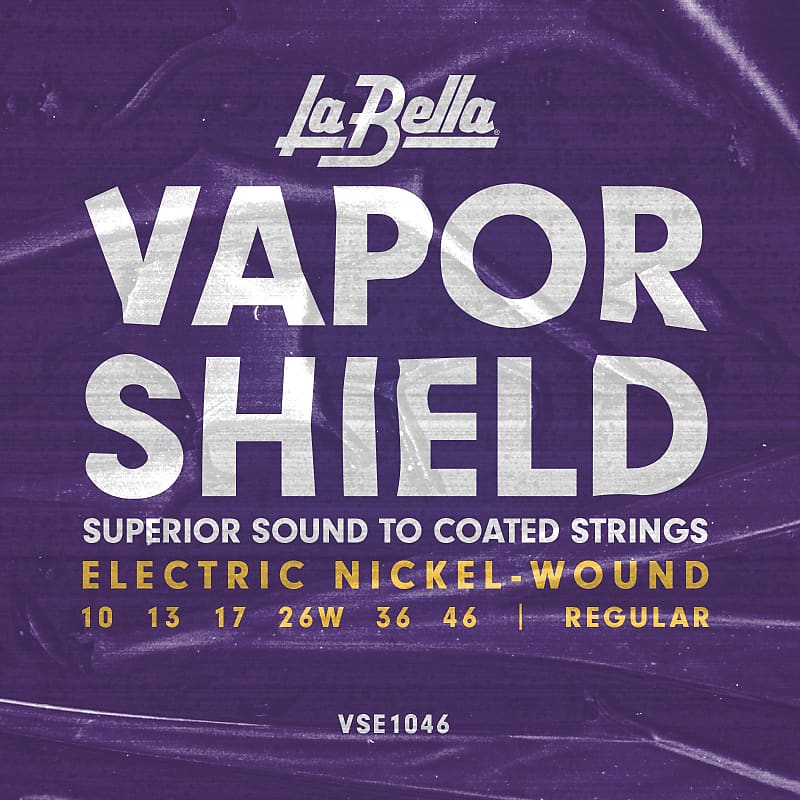 LA BELLA La Bella Vapor Shield | Muta di corde per chitarra elettrica - packaging borsa VSE1046-BORSA Scalatura: image 1
