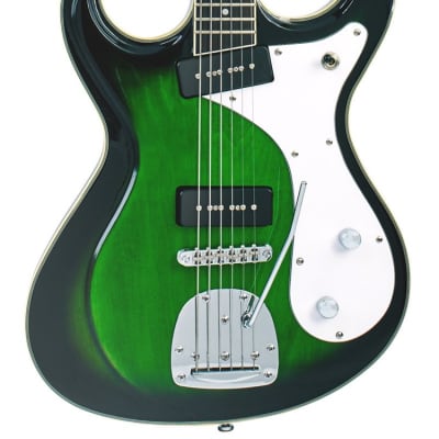Eastwood Sidejack DLX Bound Basswood Body Bound Maple Set Neck 6-String Baritone Electric Guitar image 8