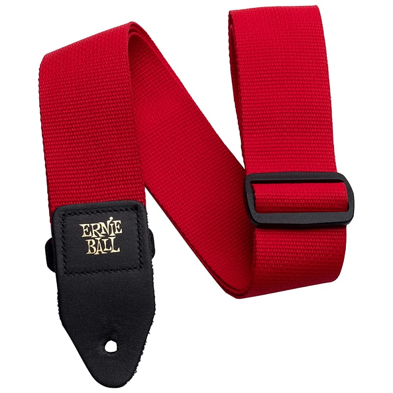 Ernie Ball Polypro Guitar Strap - Red image 1