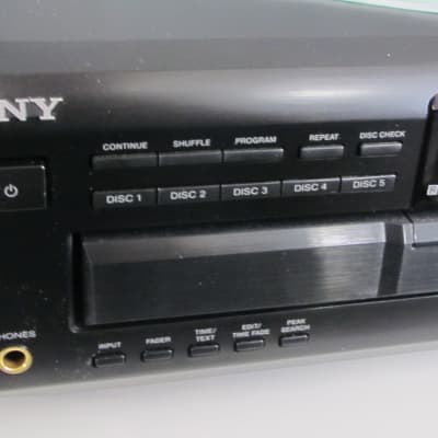 Sony CDP-CE535 - 5 Audio 5 CD Changer w new remote  Mega Changer compatible - Optical Out for DAC image 3