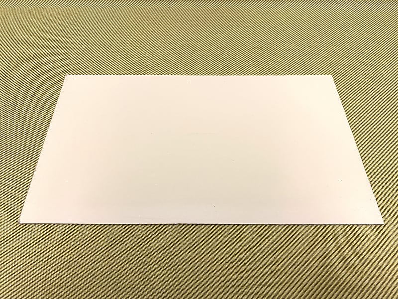 GB706 WD Music Cream 1Ply Pickguard Material 9" X 15.50" X Reverb