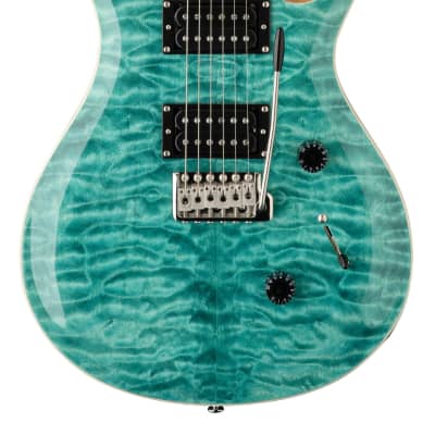 PRS SE Custom 24 Quilt 2023 - Present - Turquoise image 4