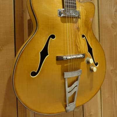 Jacobacci Royale '60s Natural Vintage French Archtop image 2