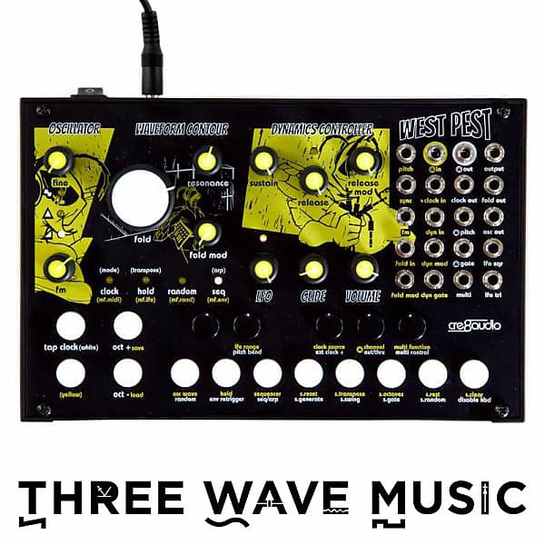 Cre8audio West Pest - Fully Analog West Coast Style Semi-Modular Synth [Three Wave Music] image 1