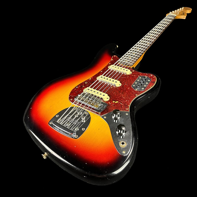 Mint Fender Custom Shop Limited Edition Bass VI Journeyman Relic Aged 3  Color Sunburst w/case