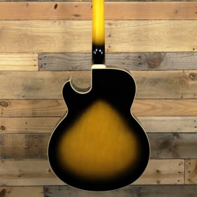 Ibanez George Benson LGB300 Hollowbody Guitar Vintage Yellow Sunburst w/  Case image 5