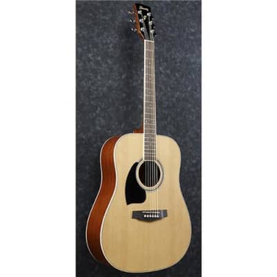 Ibanez Performance Series PF15L Left-Handed Acoustic Guitar, Rosewood Fretboard, Natural High Gloss image 3