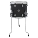 DW Performance Floor Tom 14x12 Hard Satin Charcoal Metallic