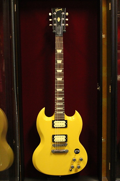 Mustard yellow guitar sale