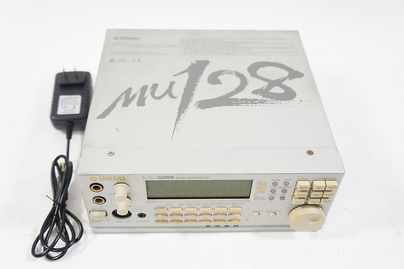YAMAHA MU128 Tone Genetator XG Sound Module MU-128 w/ 100-240V Adapter