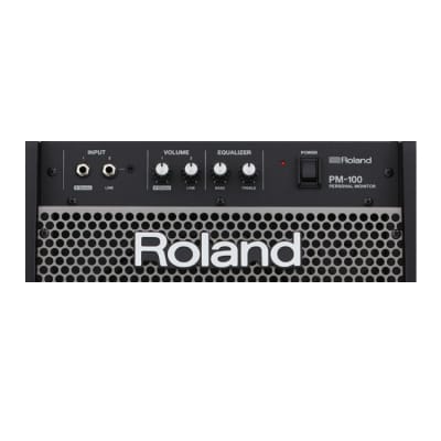 Roland PM-100 80-Watt Compact Electronic V-Drum Set Monitor with Onboard Mixing and Dedicated V-Drums Input image 4