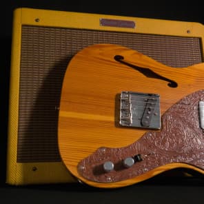 Fender 2004 Masterbuilt John English Telecaster Thinline - Pine/Leather image 17