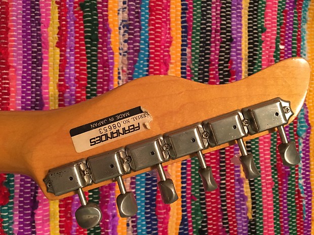 Fernandes Revival Thinline Telecaster Sunburst Semihollow