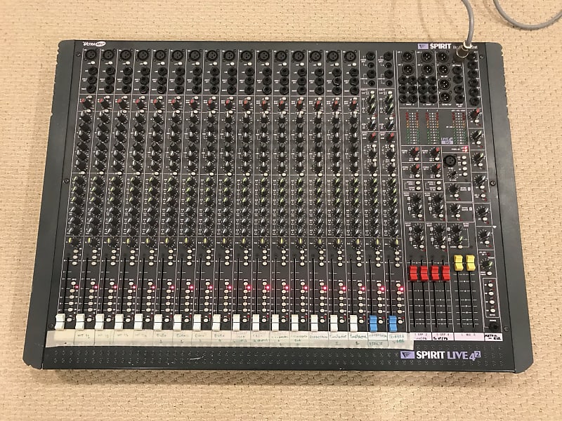 Soundcraft SPIRIT LIVE4 サウンドクラフト ミキサー 高額買取実施中!!】Soundcraft SPIRIT LIVE 4 2 24ch アナログ