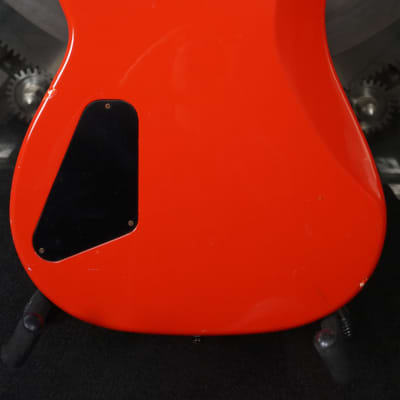 Charvel 2B Late 80s - Ferrari Red PJ Bass Guitar w/ Case image 14