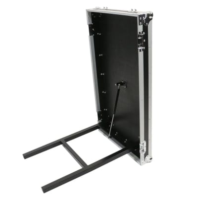 OSP RC20U-20SL 20 Space ATA Road Case Amp Rack w/Casters & Standing Lid image 3