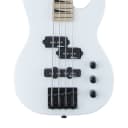 Jackson JS1X CB-M Minion 4-String Electric Bass with Maple Fingerboard - Snow White