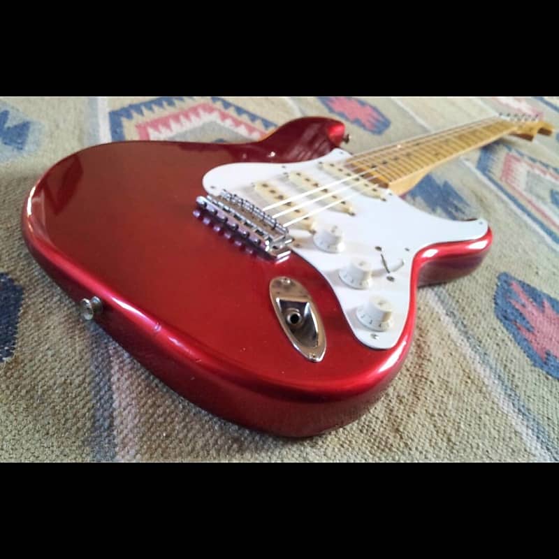 Fender Stratocaster ST-57 E-serial 1987 - Candy Apple Red Made in Japan MIJ  Reissue