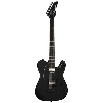 Dean Nash Vegas Select Flat Top Electric Guitar, Black Satin, NV SEL BKS image 1