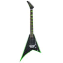 Jackson X Series Rhoads RRX24 Electric Guitar (Black with Neon Green Bevels)