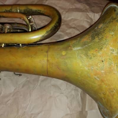 Bach Mercedes Marching French Horn Brass, USA, Acceptable Condition image 7